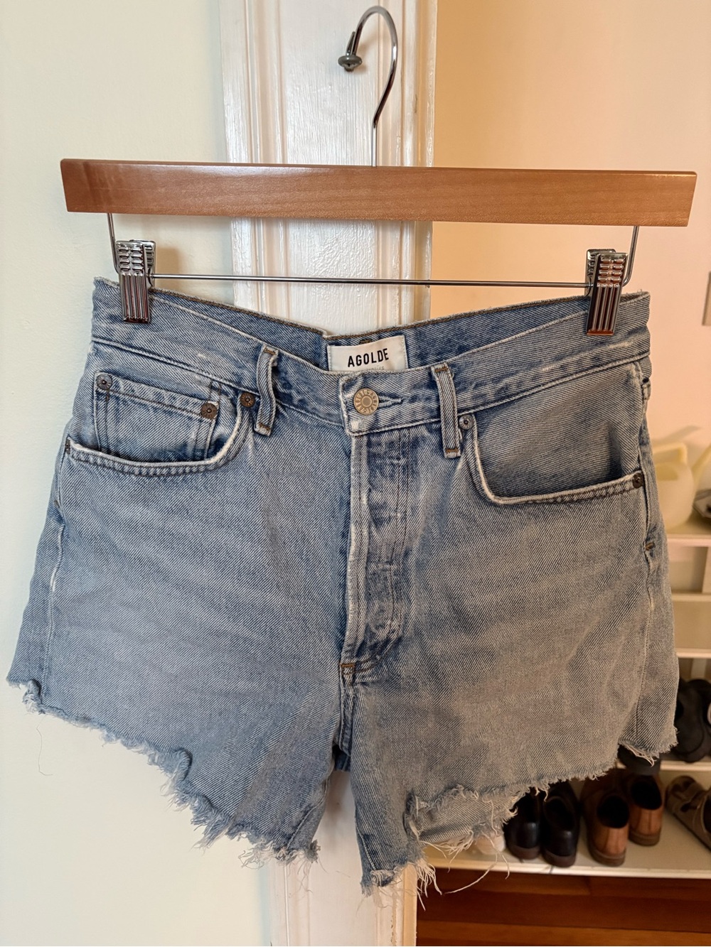 Agolde Parker vintage cut off shorts